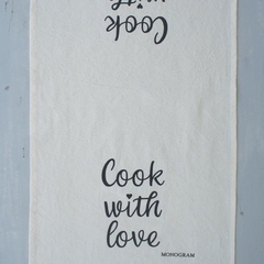 REPASADOR COOK WITH LOVE - MONOGRAM