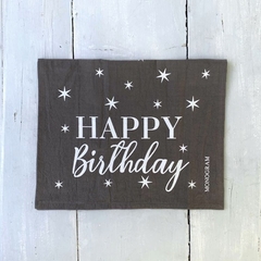 TOALLA DE MANO HAPPY BIRTHDAY - MONOGRAM