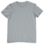 Camiseta Cinza Claro, 100% Algodão, Fio 30.1 Penteado