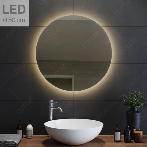 Espejo con luz LED I 50cm