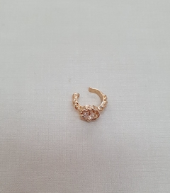 Piercing de encaixe ponto de luz torcido ouro - comprar online