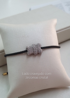 Pulseira regulável urso TED todo cravejado de zircônias dupla face - comprar online