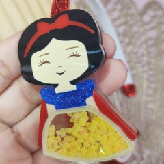 Tiara Branca de neve em acrílico- Unidade