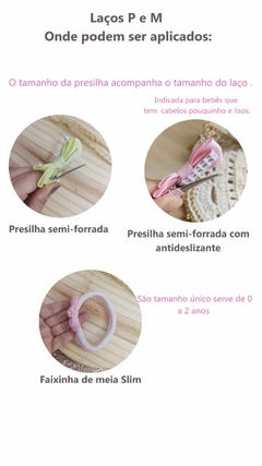 Laço Elô com Pompom M - Unidade - comprar online