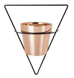 Vaso em Cerâmica com Suporte de Parede - comprar online