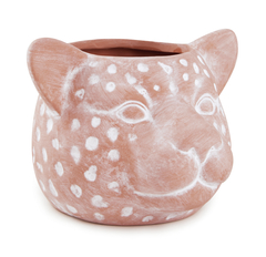 Cachepot Leopardo em Terracota - comprar online