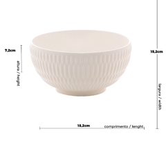 Bowl de Porcelana New Bone Branco - comprar online