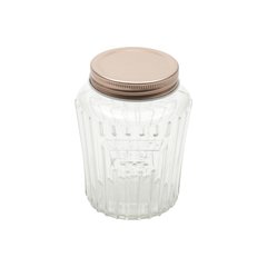 Pote Vidro Borossilicato Clean Glass Quality Rose Gold Transparente Grande