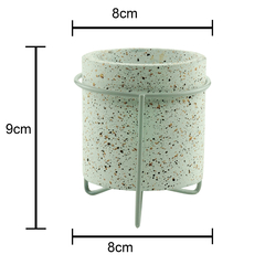 Cachepot Concreto Granilite Metal Stand na internet