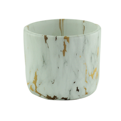 Cachepot efeito marmorizado gold marble na internet