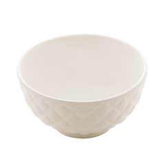 Bowl de Porcelana Diamond Branco