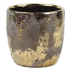 Vaso de Cerâmica Ouro Velho