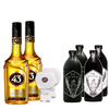 PREMIUM PACK LICOR 43 + COPAS DE GLOBO LICOR 43 + COLD BREW AVE DE FUEGO