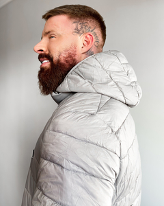 Jaqueta Puffer Dupla Face GREY - comprar online