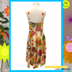 VESTIDO TROPICAL FARM - LARA BRECHÓ