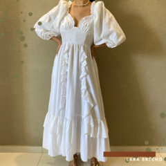 VESTIDO BRANCO AMARANTE