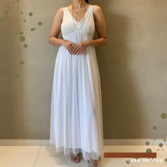 VESTIDO EM TULE BRANCO