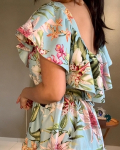 VESTIDO CURTO FLORAL LANÇA PERFUME - comprar online