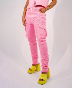 CONJUNTO CARGO ROSA NEON - comprar online