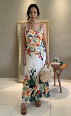 VESTIDO LONGO FLORAL