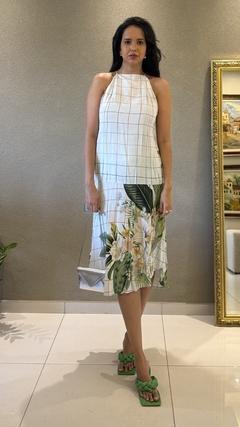 VESTIDO MIDI BOTOES FARM