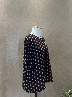 BLUSA ESTAMPA BOLAS CORTELLE - LARA BRECHÓ