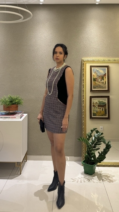 VESTIDO CURTO EM TWEED CORI - comprar online