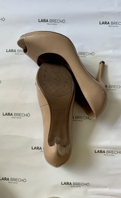 SCARPIN NUDE PEEP TOE AREZZO - comprar online