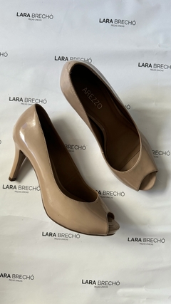 SCARPIN NUDE PEEP TOE AREZZO