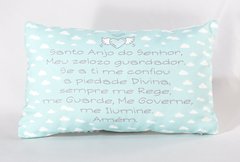 Almofadinha Santo Anjo Turquesa Tiffany - comprar online