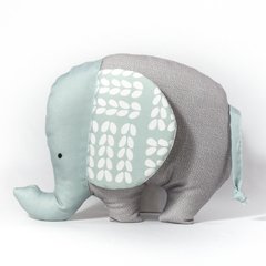Elefante Textura Folha Cinza - comprar online