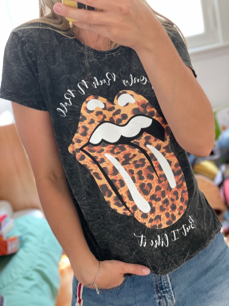 Remera Rolling Stones Nevada Lengua Print