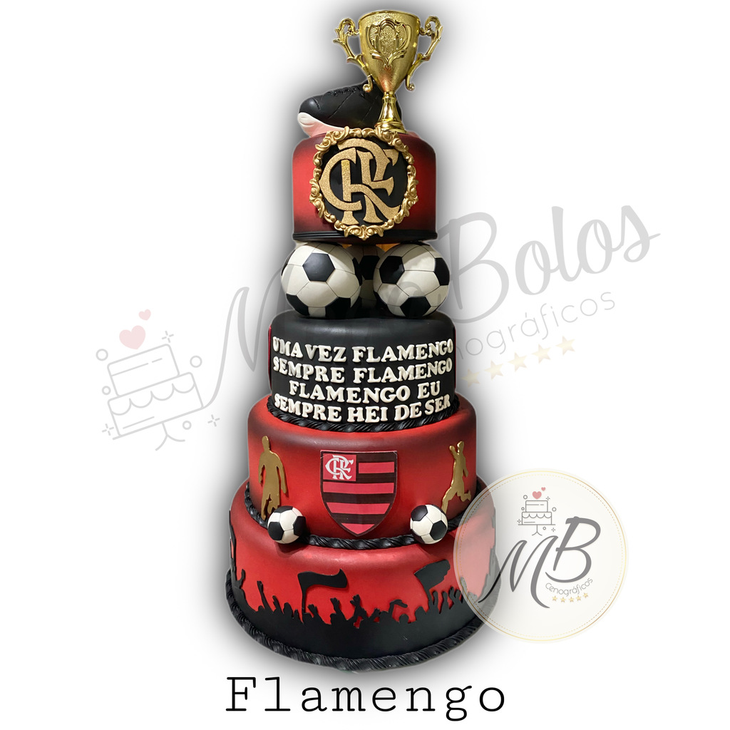 Bolo - Flamengo - Comprar em Mega Bolos Cenográficos