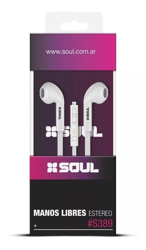 Auriculares Hifi Soul Celular Manos Libres Microfono