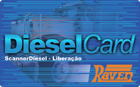 DIESELCARD: Cartão com 01 licença de software para Scanner Diesel 108700-03 Raven