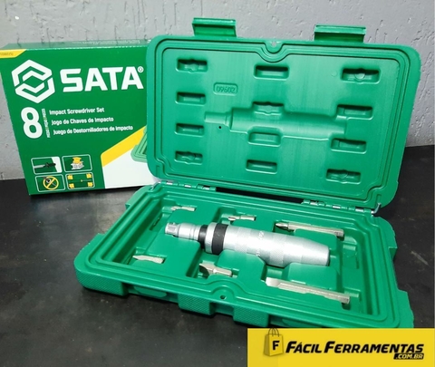 CHAVE DE IMPACTO MANUAL C/ 8PÇS SATA