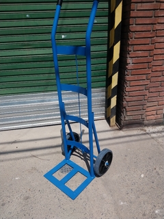 Carro respaldo curvo para 3 latas de pintura de 20 litros