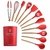 Kit Conjunto De Utensílios Silicone Com 12 Peças - loja online