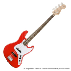 Bajo Squier Jazz Bass Affinity Series Racing Red 4 Cuerdas