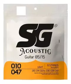 Sg Encordado Acustica Bronze .010 85/15