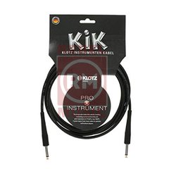 KLOTZ - Cable Instrumento 3m / Ficha Klotz PVC Cover Negro