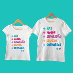 camiseta vibes - infantil decote redondo - Geração Aquarius