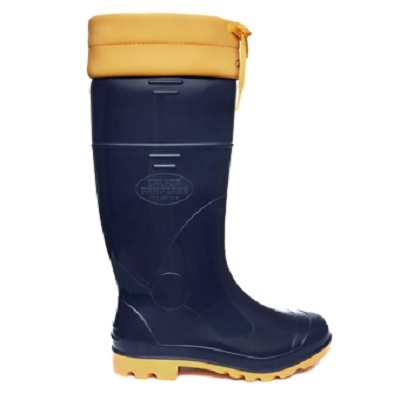 Bota borracha pvc cano longo forrada com polaina hot sale fujiwara