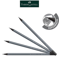 Lápis grafite eco super soft black - Faber Castell