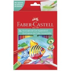 Lápis de Cor Aquarelável 36 cores - Faber Castell - comprar online