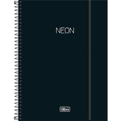Caderno espiral univ. capa plástica 80 fls - Neon - comprar online