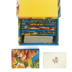 Caixa Pequena Nina Write - Chita - Azul - comprar online