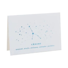 Cartão Teca - Signos - Câncer