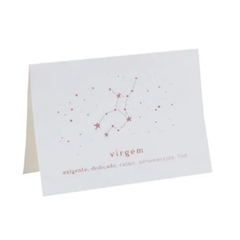 Cartão Teca - Signos - Virgem