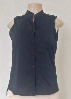 Blusa Regata Com Botoes- Billie Collection